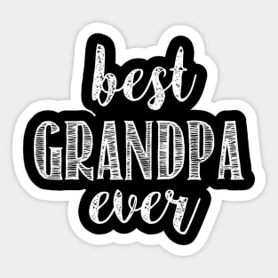 Best Grandpa Ever Sticker